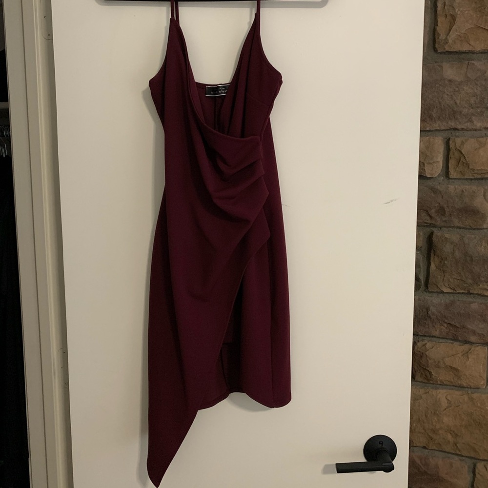 Blue Blush asymmetrical dress